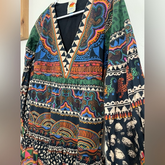 FARM Rio V-Neck Printed Tunic Dress - Picture 6 of 10